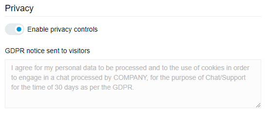 3CX is comply with GDPR laws 3CX Web Client - GDPR notice