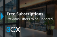 3CX will Honor All Previous Free Subscription Offers