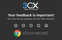 Mobile Video Conference with Chromecast