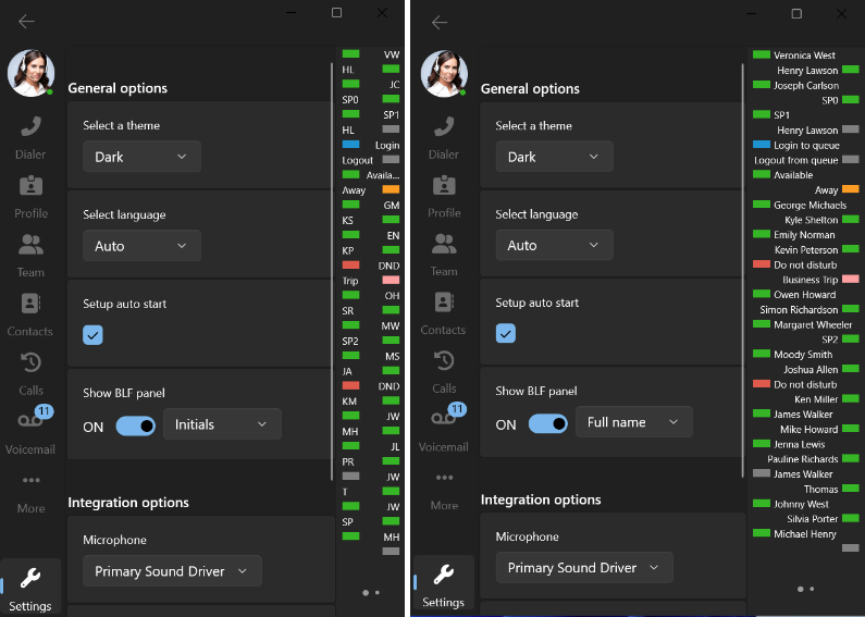 3CX Windows Softphone Beta 4 BLF Panel 3CX Windows Softphone Beta 4 BLF Panel