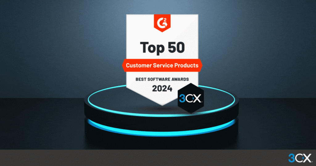 3CX Among G2’s 2024 Best Software Awards