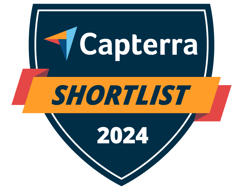 Capterra Shortlist 2024 logo Capterra Shortlist 2024 logo