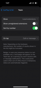 Customizing your CarPlay Panel List Customizing your CarPlay Panel List