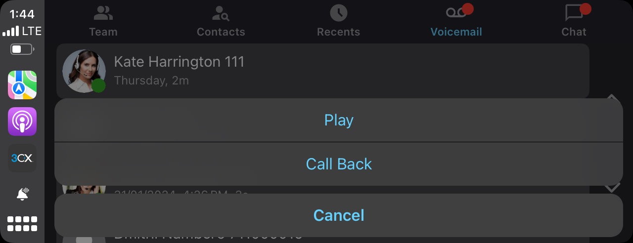 Listen to your Voicemails