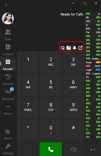 Easy Login/out of Queues - Quick Action Panel Easy Login/out of Queues - Quick Action Panel