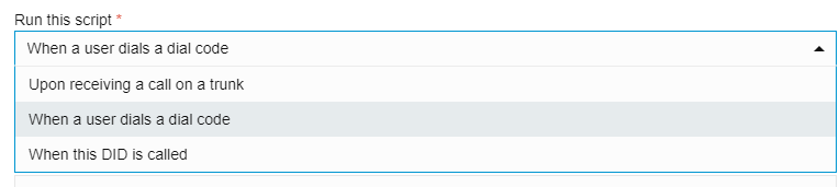 Call Processing Scripts on SIP Trunk