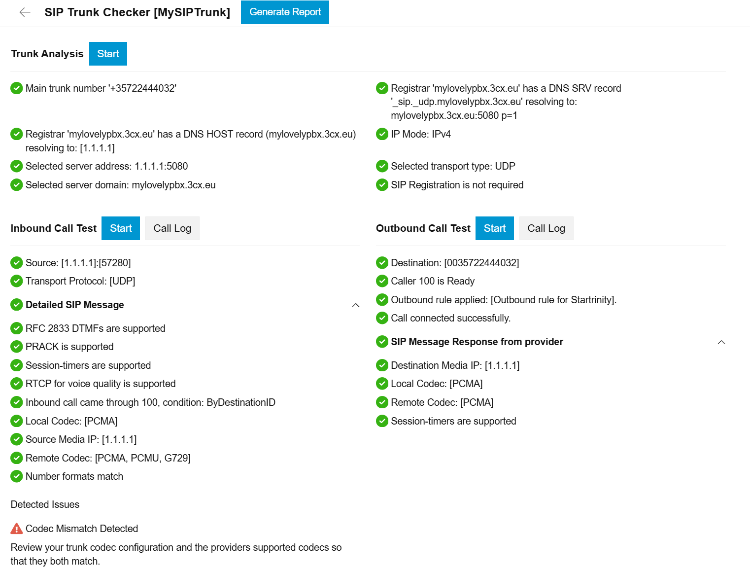 VoIP Provider Checker VoIP Provider Checker