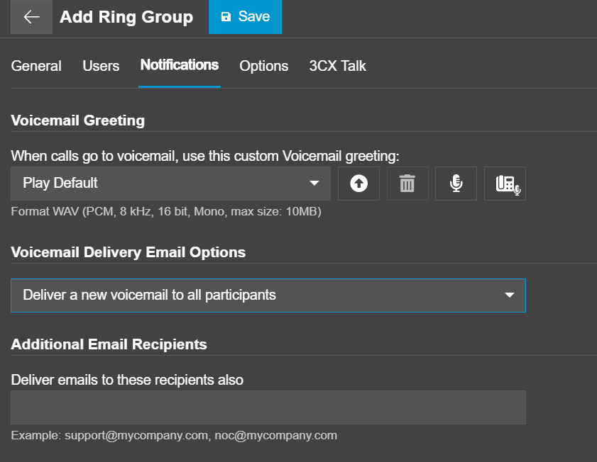 Shared Voicemail for Queues and Ring Groups Shared Voicemail for Queues and Ring Groups