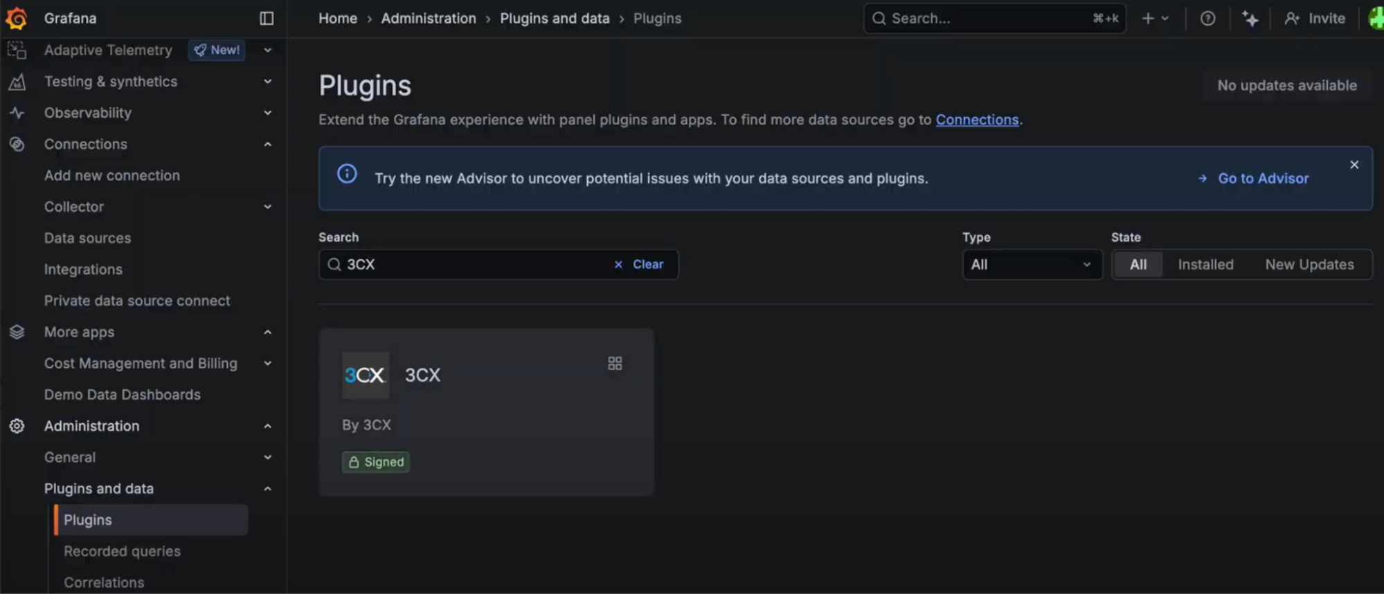 Get Started With the 3CX App Plugin for Grafana 