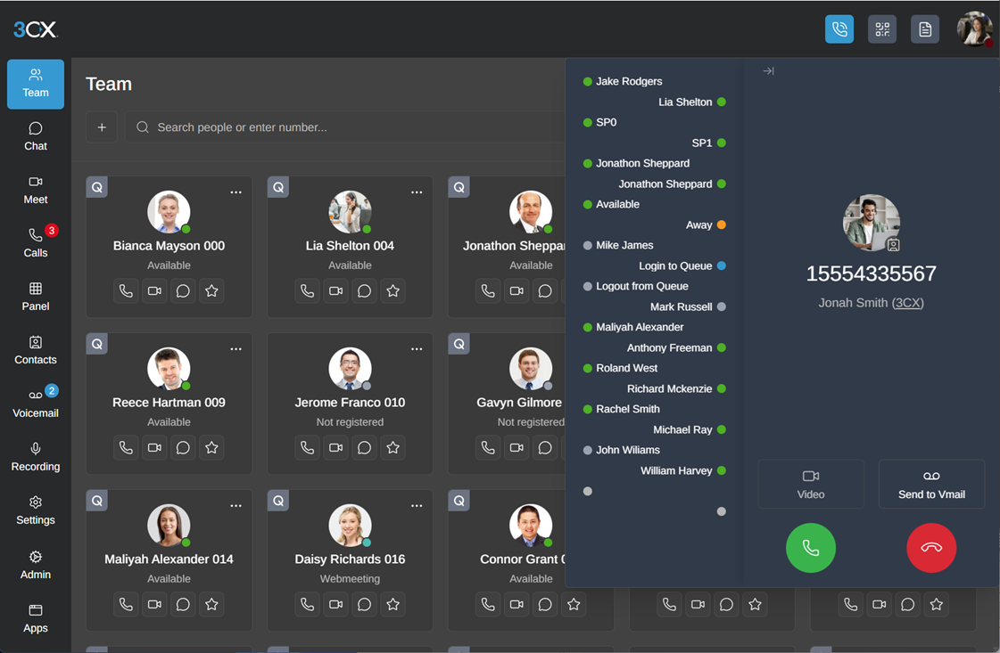 The dialer has been reworked to make it easier to place and manage calls. The dialer has been reworked to make it easier to place and manage calls.