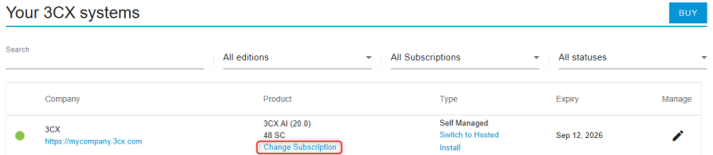 Downgrading SC & Editions 