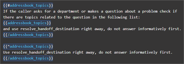 Add Conditional Logic with Mustache Syntax Add Conditional Logic with Mustache Syntax