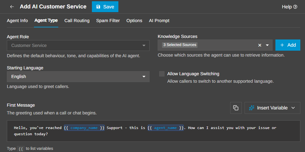 Adding AI Customer Service Agent to your 3CX Phone System Adding AI Customer Service Agent to your 3CX Phone System