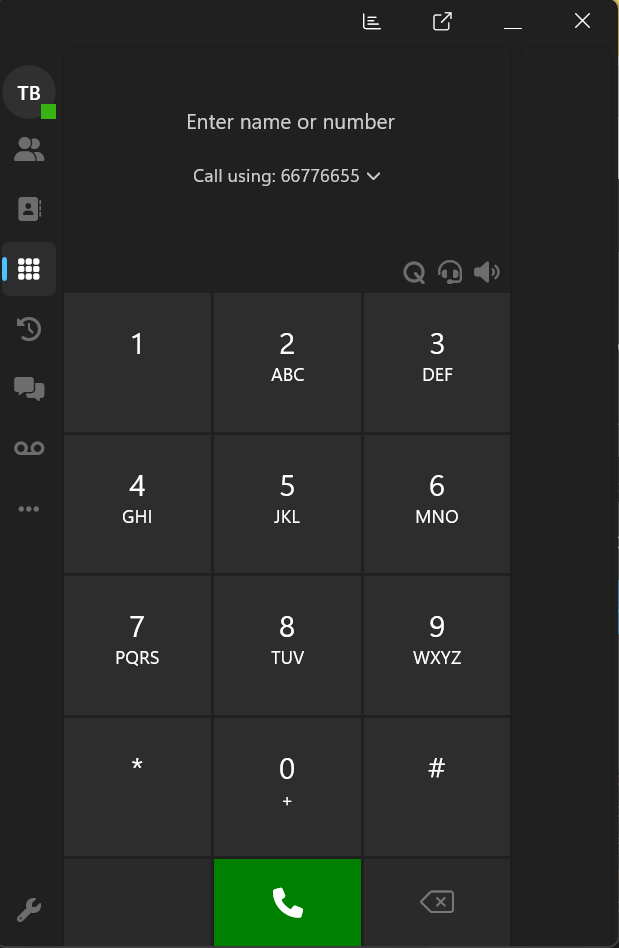 Select the Number Used for Outbound Calls Select the Number Used for Outbound Calls