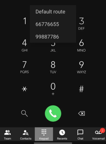 Choose the Number You Call From Choose the Number You Call From