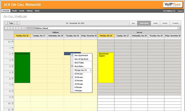 3CX On Call Manager from 3CX Partner InfoSys